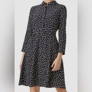 Hobbs London Fit & Flare Shirt Dress 6